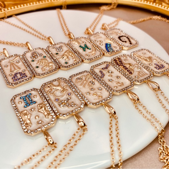 Zodiac Pendant Dainty Necklace - Picture 5 of 8